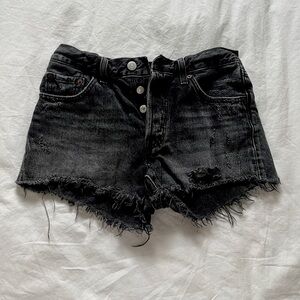 Levi’s black 501 shorts